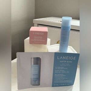 LANEIGE Bundle! Water Bank Aqua Facial and Bouncy&Firm Sleeping Mask